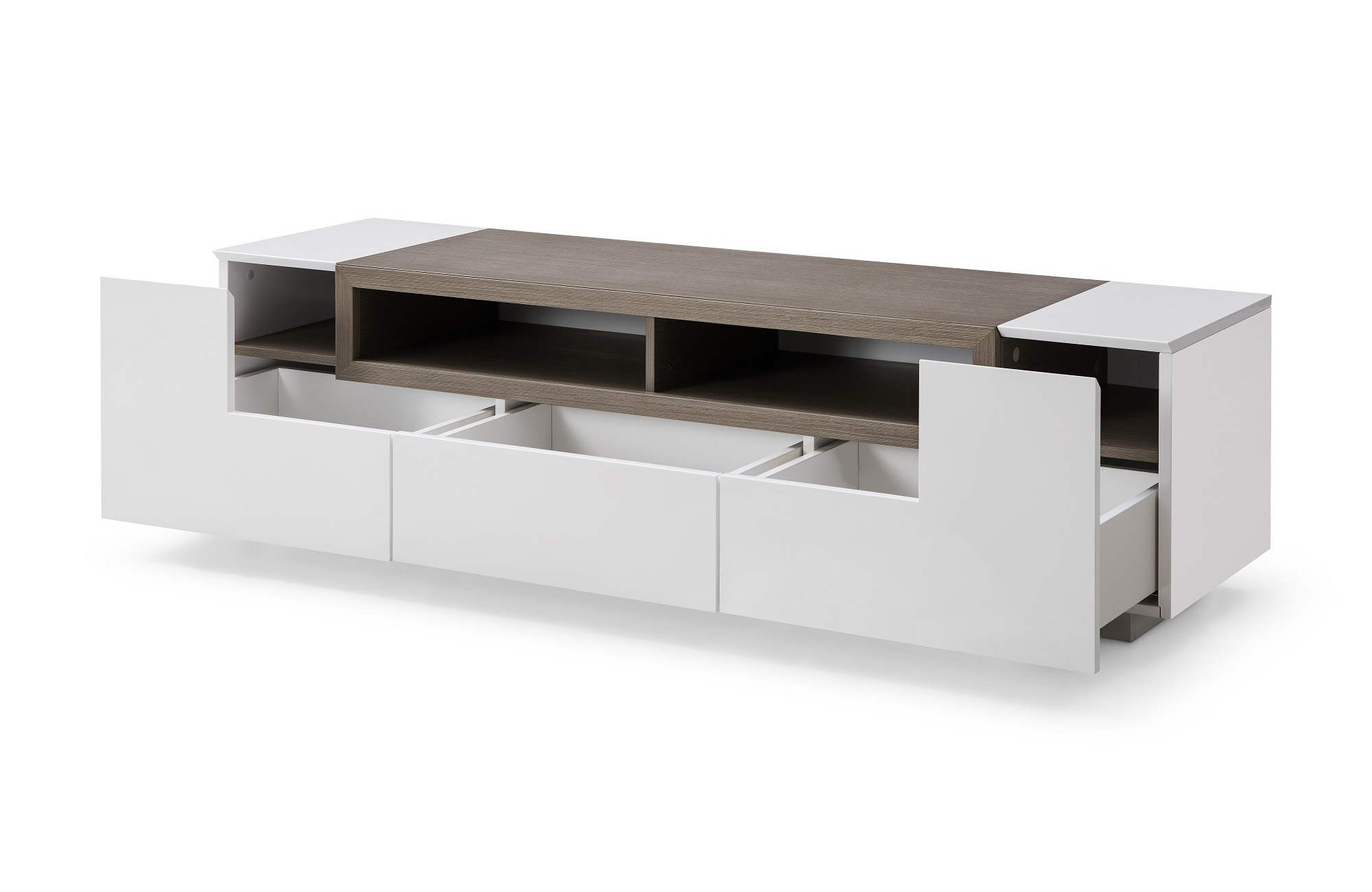 TV Stand in High Gloss with Soft Closing Tracks - Click Image to Close